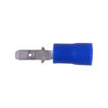 Vinyl Male Quickslide Connector for #16 - 14 AWG, 0.110 Tab, 100 Pack