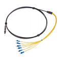 HMFOC Plug to 6 LC Duplex, 12-Fiber, 95 Meter