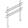 Bolt on channel H-Frame