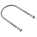 4-1/2" OD Galvanized U-bolt Assembly