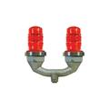 Vigilant Red Dual Low IntensityLED Reflector Bulb