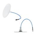 Ultra Low Profile, Low PIM Wideband Omni Hard Ceiling Mount Antenna, N Female