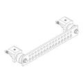 1/4 inx2 inx14 in Tinned Groundbar