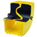 90° Up Elbow, 4 in x 6 in, yellow