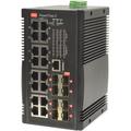 PowerFlow-2 Dual inlet 48VDC, eight 100/1000Base-X