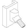 4/0 STR to 1.5-4" Vertical Pipe