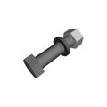 Galvanized Bolt Kit, Grade 5, 5/8 in x 4 in