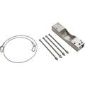 Pole Mounting Kit for Stadium Antennas in Silver, Stainless Steel