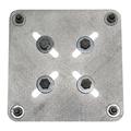 4 Bolt Square Bolt Pattern Beacon Mounting Plate