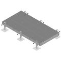 6'x12' Equipment Platform with 6 adjustable legs