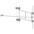 Universal 6' Side Arm, 1-1/4" to 4-1/2" OD