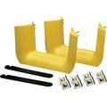 FiberGuide Trumpet Flare for Dual Drop Downspout