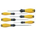 6- Piece Slotted and Phillips Screwdriver set