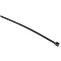 Cable Tie,7-1/2" x3/16", UV Black, 50 lb./ 100 pk