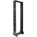 Seismic 2 Post Rack, 19" x 7', #12-24 Tapped Rail