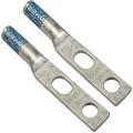 Copper Lug, 2 AWG, 3/8 Slotted, Chamfered Skived