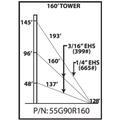 55G 160-ft Guyed Tower Kit