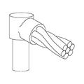 #6 STD Cable to 5/8" Ground Rod