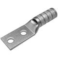 2 Hole lug 1/4", Long Barrel, 3 AWG