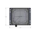 Under Seat Low Profile Enclosure