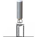 Small Cell Pole Top Mount – with Stand off Bracket