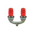 Red Dual LED Reflector Bulb, 240VAC