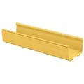 Channel, 6" x 4", 6 ft, Fiber Runner, Yellow