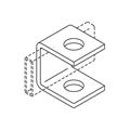 Gold Runway Support Bracket 5/8 in