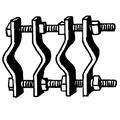 Heavy duty clamp set