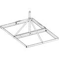 Frame and Hardware for Non-Penetrating Roof Mount