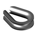 5/8" Galvanized Steel Thimble for 1/2" Wire
