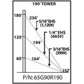 65G 190-ft Guyed Tower Kit