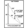 65G 100-ft Guyed Tower Kit