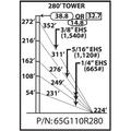 65G 280-ft Guyed Tower Kit