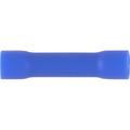 Vinyl Solderless Terminal Butt Splice Connector in Blue, #16 - 14 AWG, 1000 Pack