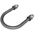1/2 x 3 x 5-1/4 in Galvanized U-Bolt Assembly