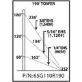 65G 190-ft Guyed Tower Kit