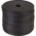 300 V, 2 Stranded Conductor with GPT #18 Gauge Zip Cord, Black PVC Jacket, 500 ft