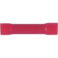 Vinyl Butt Connector in Red, #22 - 18 AWG, 1000 Pack