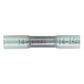 Vinyl Heat Shrink Butt Connector in Blue, #16 - 14 AWG, 100 Pack