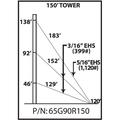 65G 150-ft Guyed Tower Kit