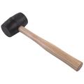 Mallet,16 ounce Rubber with Hickory handle