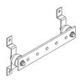 .25"x2"x23.25" Horizontal Ground Bar