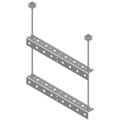 Trapeze Kit, 24 in wide, two rungs