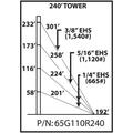 65G 240-ft Guyed Tower Kit