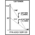 65G 120-ft Guyed Tower Kit