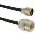 3' wireless wifi antenna Cable,RG-58,NF;Mini UHF M