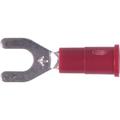 Fork Terminal,Vinyl ,22-18 gauge,#8 stud/100 pk