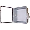 18x16x10 Vent Enclosure. Clear Door/Latch.