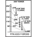 65G 300-ft Guyed Tower Kit